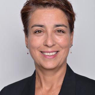 Ana Roch, présidente du Mouvement Citoyens Genevois (MCG). [Keystone]