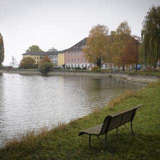 La clinique de Münsterlingen, au bord du lac de Constance. [Keystone - Gian Ehrenzeller]