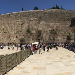 Le Mur des Lamentations à Jérusalem. [J.C.Emery]