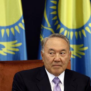 Le scandale touche l'entourage du président kazakh Noursoultan Nazarbaïev. [AP/Keystone - Darko Vojinovic]