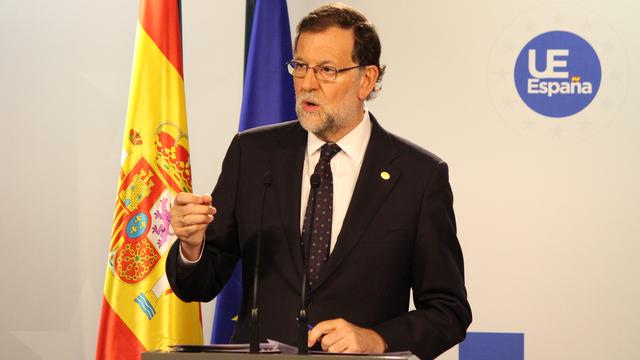 Mariano Rajoy a montré son opposition radicale à une quelconque négociation de l’Ecosse avec l’UE. [citizenside/AFP - Paul Alfred-Henri]