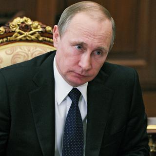 Le président russe Vladimir Poutine. [Sputnik/AP/Keystone - Mikhail Klimentyev]