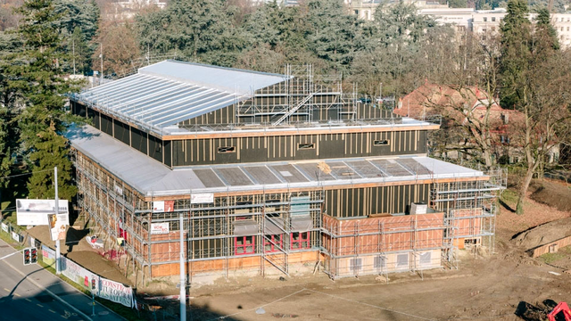 L'Opéra des Nations en construction, décembre 2015. [GTG/geneveopera.ch - Samuel Rubio]