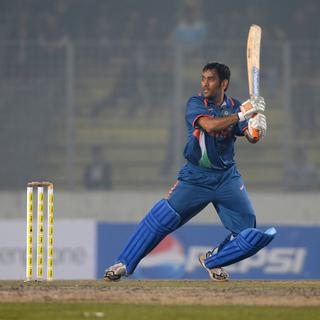 Une scène d'un match de cricket opposant l'Inde au Bangladesh en janvier 2010. [AFP - Munir uz Zaman]