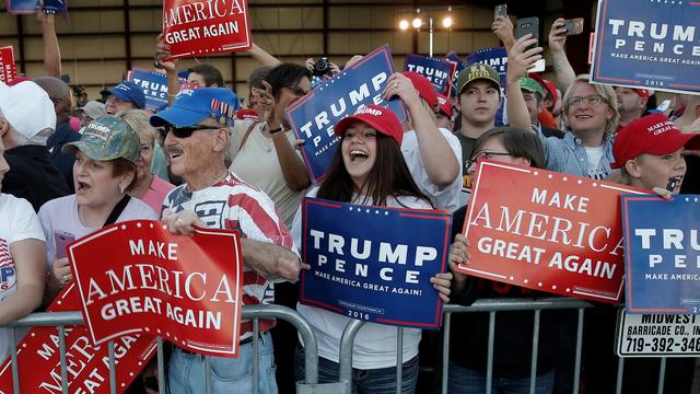 Des partisans de Donald Trump à Colorado Springs, le 17 septembre 2016. [Mike Segar]