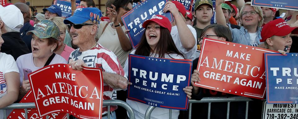 Des partisans de Donald Trump à Colorado Springs, le 17 septembre 2016. [Mike Segar]