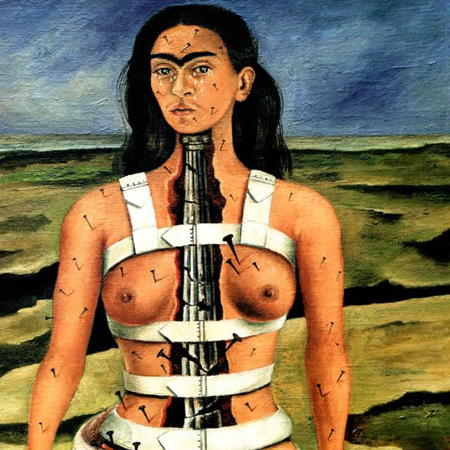 "La colonne brisée", oeuvre de Frida Kahlo, 1944. [The Art Archive / Dolores Olmedo Mexico - Gianni Dagli Orti]
