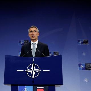 Le secrétaire général de l'OTAN Jens Stoltenberg estime que les actions russes en Ukraine ont sapé la sécurité dans la zone euro-atlantique [Reuters - Francois Lenoir]