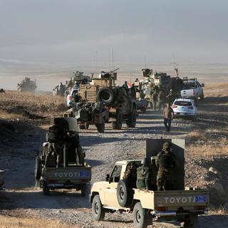 Les forces armées peshmergas avancent à l'est de Mossoul. [Azad Lashkari]