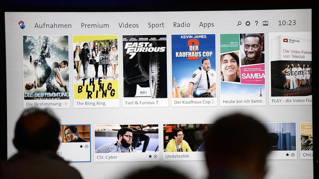 Swisscom TV est également affecté par la panne. [WALTER BIERI]