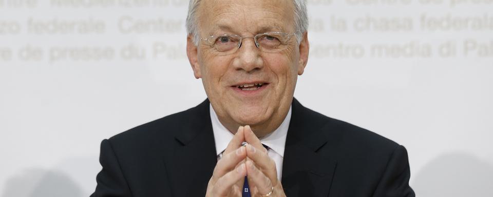 Le président de la Confédération Johann Schneider-Ammann. [key - Peter Klaunzer]