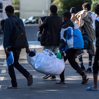 La situation des migrants à Côme et à Milan reste précaire. [Keystone - Francesca Agosta]