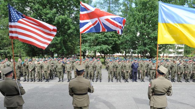 L'exercice "Anaconda" mené par l'OTAN en Pologne. [Keystone - Alik Keplicz]