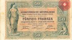 Le premier billet de 50 francs est mis en circulation le 20 juin 1907 et rappelé en 1925. [BNS]