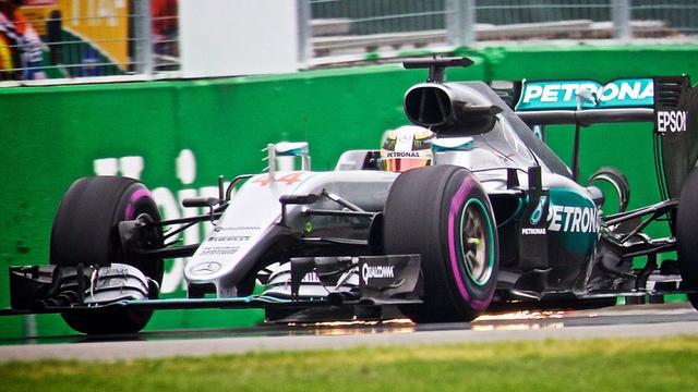 Lewis Hamilton a signé le meilleur temps des qualifications. [A.Pichette]