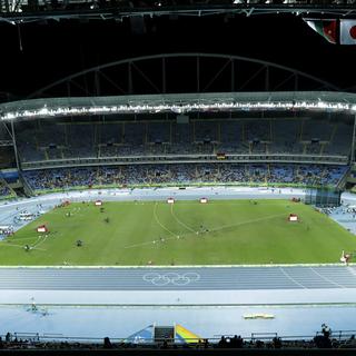 Le Stade olympique a souvent été à moitié vide pour les épreuves d'athlétisme. [Gregory Bull]