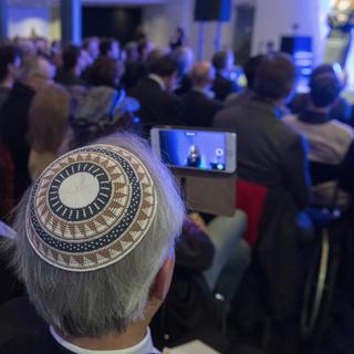 Cérémonie célébrant le 150 ans d'égalité des juifs en Suisse, le 17 janvier 2016 à Bern. [Lukas Lehmann]
