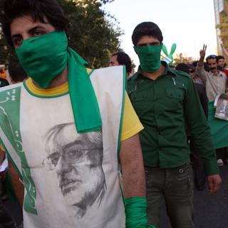 Révolution verte iranienne. [AFP Photo/STR]