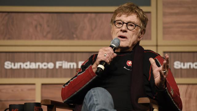 Robert Redford lors de la conférence de presse d'inauguration de Sundance à Park City. [Keystone - Chris Pizzello/Invision/AP]