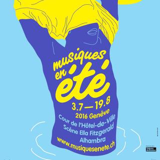L'affiche du festival Musiques en été 2016. [ville-ge.ch]