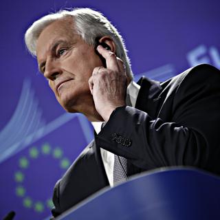 Le négociateur en chef de la Commission européenne Michel Barnier. [afp - Alexandros Michailidis]
