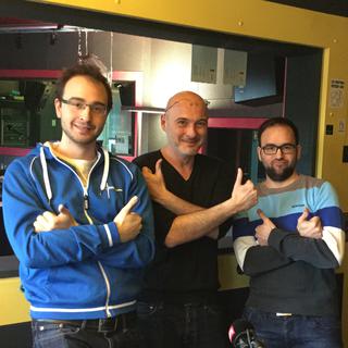 Yann Piller, Stéphane Laurenceau et Marco Lourenço.