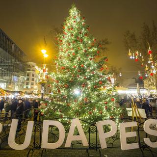 Noël en Hongrie. [Keystone - BALAZS MOHAI/MTI via AP]