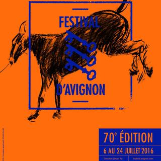 L'affiche du Festival d'Avignon 2016. [festival-avignon.com]