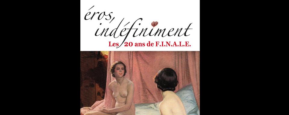 L'affiche de l'exposition "éros indéfiniment". [Galerie HumuS]