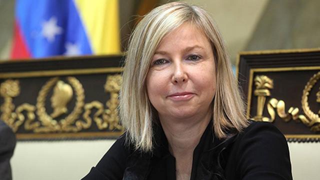 L'ambassadrice Sabine Ulmann Shaban. [(Assemblea Nacional Venezuela)]