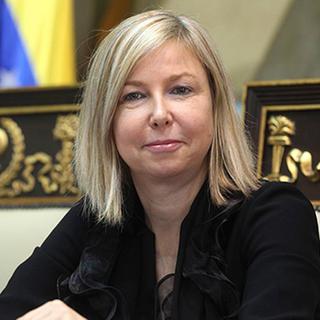 L'ambassadrice Sabine Ulmann Shaban. [(Assemblea Nacional Venezuela)]