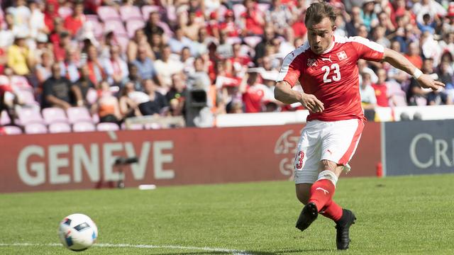 Le rendement offensif de l'équipe de Suisse doit beaucoup à Shaqiri. [Jean-Christophe Bott]