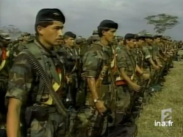 État d'urgence en Colombie, août 2002. [INA]