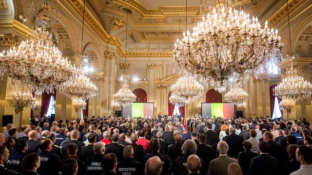 500 personnes étaient réunies dans le Palais Royal belge