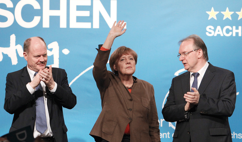 Angela Merkel a été très présente lors des élections régionales.