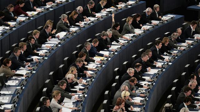 Le parlement européen débat du Brexit. [AFP - Frederic Florin]