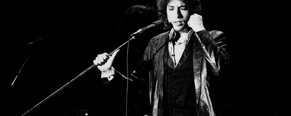 Bob Dylan en 1978 à Paris. [AFP - Pierre Guillaud]