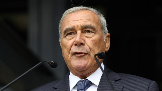 Le président du Sénat italien Pietro Grasso. [Lega/AFP - Virginie Lefour]