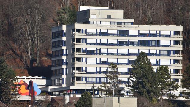 L'hôpital du Jura bernois à Moutier. [RTS - Gaël Klein]