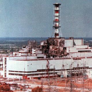 Une photo non datée de Tchernobyl après l'explosion. [AP Photo/Tass]
