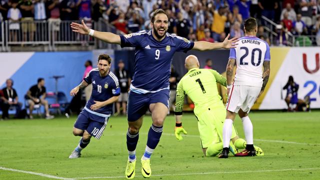 L'international argentin Higuain a inscrit 30 buts en 63 sélections. [Kevin Jaira]