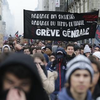 Les lycéens et universitaires français se sont mobilisés à Nantes notamment, le 31 mars. [Stephane Mahe]