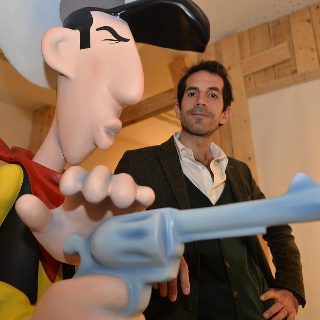 Julien Berjeaut, alias Jul, est l'auteur du nouvel épisode de Lucky Luke. [AFP - Georges Gobet]