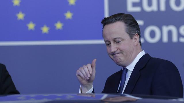 David Cameron a obtenu vendredi à Bruxelles le "statut spécial" qu'il réclamait pour le Royaume-Uni. [EPA/Keystone - Olivier Hoslet]