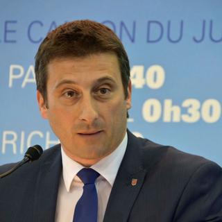 Le ministre jurassien en charge de la Santé Jacques Gerber. [RTS - Gaël Klein]