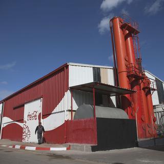 La nouvelle usine se situe dans la zone industrielle de Gaza City. [AFP - Mohammed Abed]