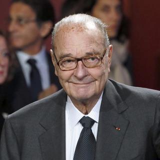 L'ancien président français Jacques Chirac (ici en 2014). [EPA/Keystone - Patrick Kovarik]