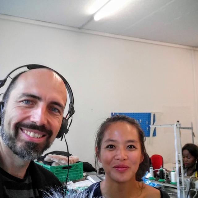 Adrien Zerbini et Yen Nhi Nguyen à l’atelier Creature à Genève. [Adrien Zerbini]