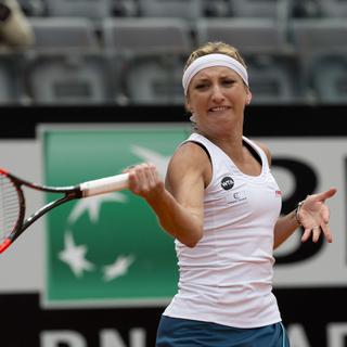 Timea Bacsinszky sera opposée à une qualifiée au 1er tour de Roland-Garros. [Keystone - Alessandra Tarantino]