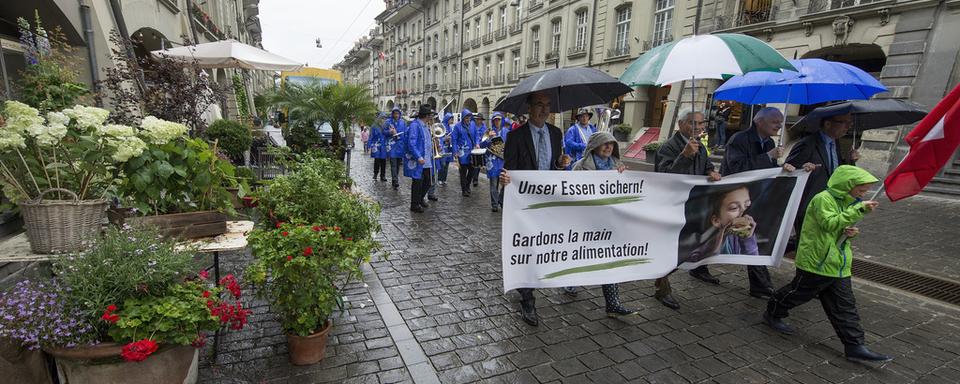 Le Conseil national soutient l'initiative "Pour la sécurité alimentaire". [Keystone - Lukas Lehmann]